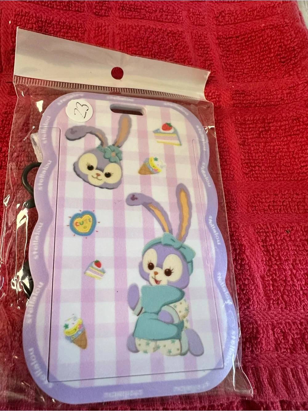 Kids Lavender Bunny Tag with Cute Character Design - Unbranded